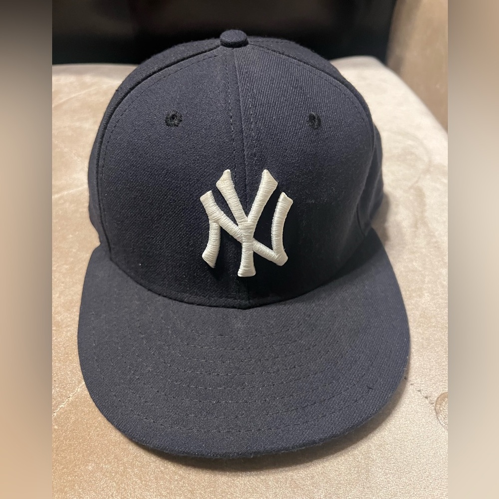 New Era Blue and White Cap